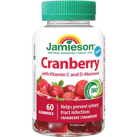 Jamieson Cranberry Complex Gummies 60 Count Ctc Health