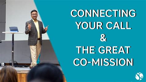 Connecting Your Call The Great Co Mission Apostle Donald Benedict