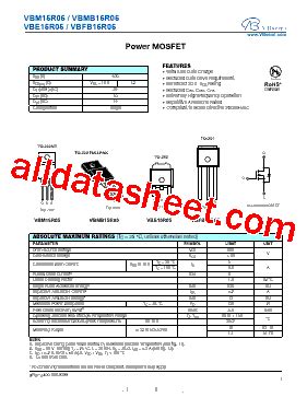 Vbmb R Datasheet Pdf Vbsemi Electronics Co Ltd