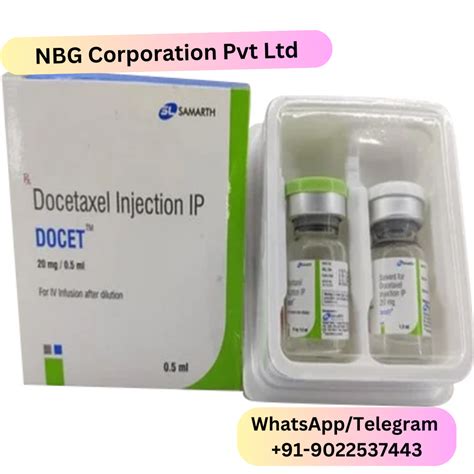 Docetaxel Lipid Suspension For Injection 20 Mg At Rs 20710 Vial In Nagpur