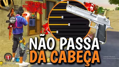 MIRA PUXA E TRAVA NA CABEÇA 1 TIRO 1 CAPA a MELHOR SENSIBILIDADE