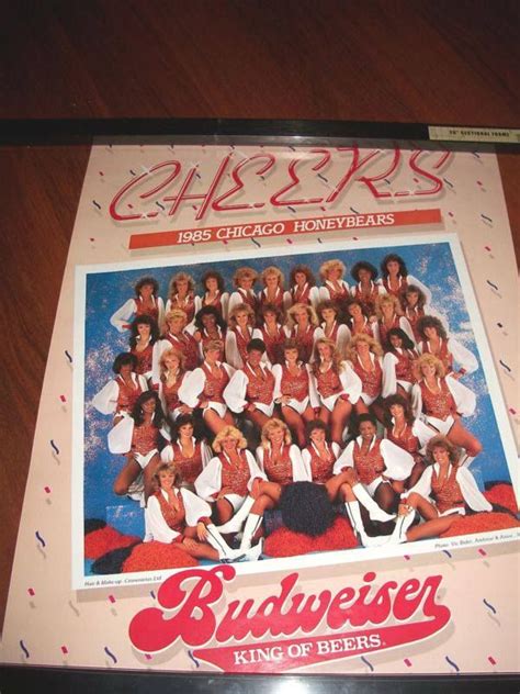 Chicago Bears Honey Bears Cheerleaders Poster 1985 Nfl Bears Chicago