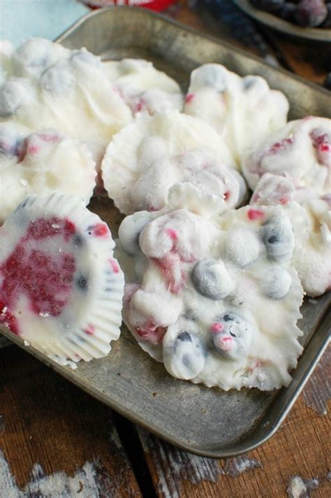 Frozen Greek Yogurt Fruit Bites A Cedar Spoon