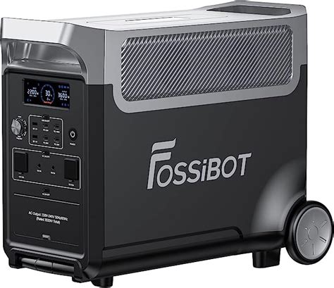 FOSSiBOT F3600 Portable Power Station 3840 Wh LiFePO4 Solar Generator