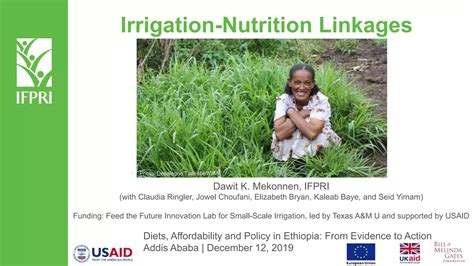 Irrigation Nutrition Linkages Ppt