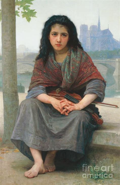 The Bohemian Painting By William Adolphe Bouguereau Pixels