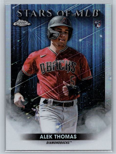 Alek Thomas 2022 Topps Update Chrome Stars Of The MLB Rookie RC