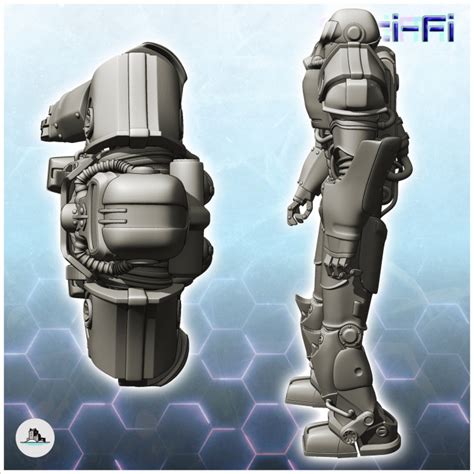 D Printable Imnos Combat Robot Future Sci Fi Sf Post