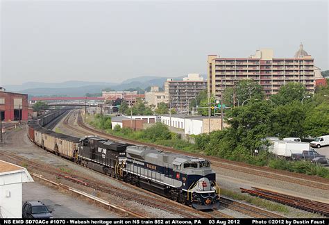 NS EMD SD70ACe #1070 Wabash Railroad Heritage Unit Photo Page