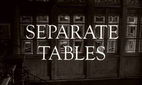 Separate Tables (1958 film)