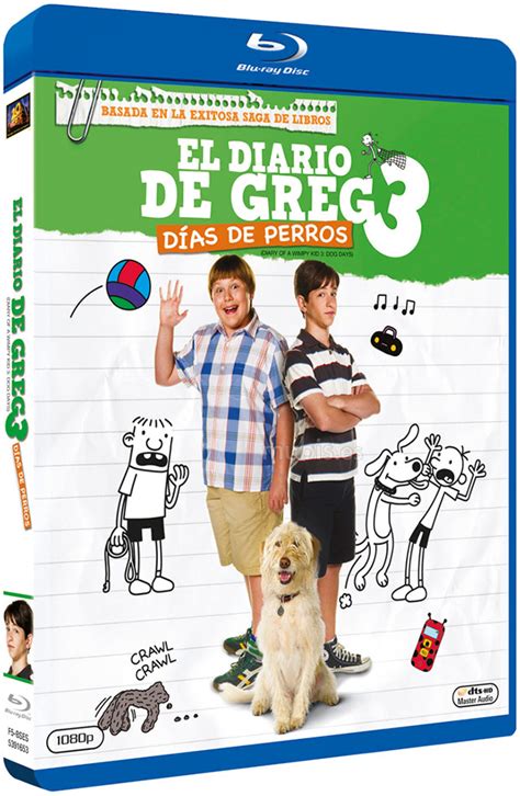 Carátula De Diario De Greg 3 Días De Perros Blu Ray