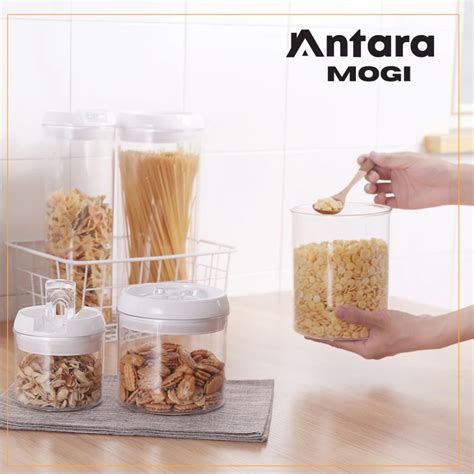 Jual Antara Toples Penyimpanan Cereal Kedap Udara Kotak Penyimpanan