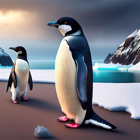 Premium AI Image | Adele penguins in Antarctica Digital artwork