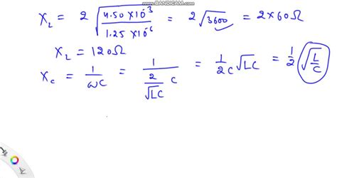 Solved A Series Circuit Consists Of An Ac Source Of Variable Frequency