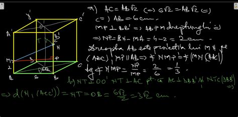 78 Fie ABCDA B C D un cub cu AC 62 cm ME AA şi NE BB astfel