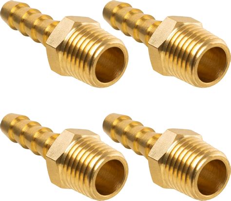 Amazon Boeray Pcs Brass Hose Barb Fittings Inch Barb To