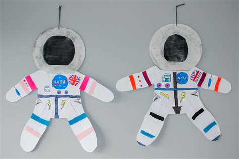 Kids Crafts Making Astronauts For Space Week Lets Do Something Crafty