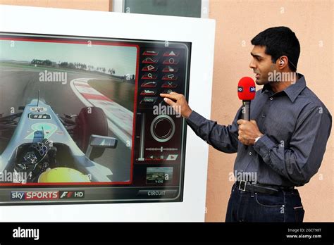 Karun chandhok ind sky sports f1 commentator hi-res stock photography ...