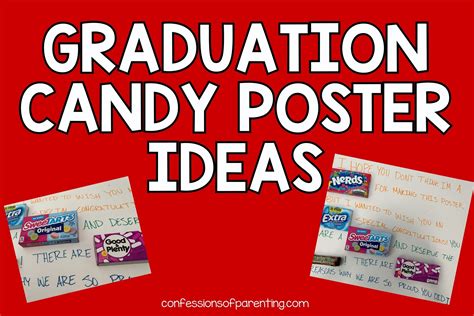 The Best Graduation Candy Poster Ideas