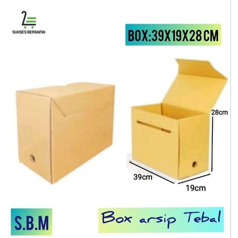 Jual Box Arsip 39x19x28cm Document Kardus File Arsip Shopee Indonesia