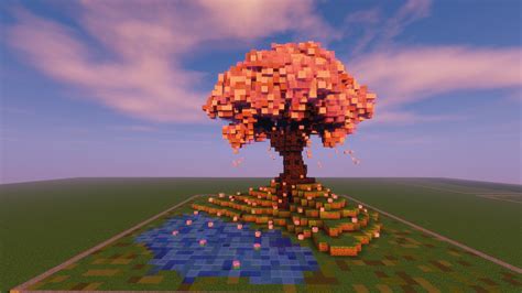 My First Cherry Blossom Tree Rminecraft