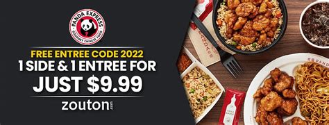 Panda Express Free Entree Code November 2022 1 Side And 1 Entree For