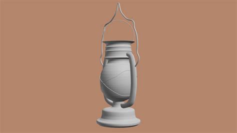 Stl File Kerosene Lamp 🔦 ・template To Download And 3d Print・cults