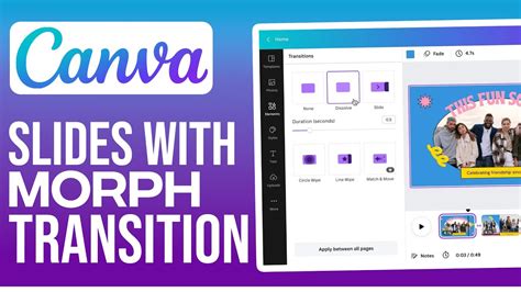 How To Make Canva Slides With Morph Transition For Beginners Youtube