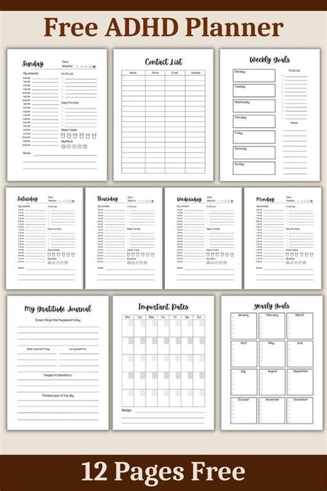 Journal Template List Template Templates Free Daily Schedule