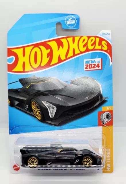 Hot Wheels Cadillac Project Gtp Hypercar Black Hw Turbo Sports Car