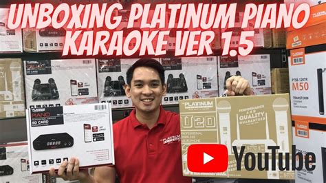 Unboxing Platinum Piano Karaoke Ver 1 5 With Platinum U20 Wireless