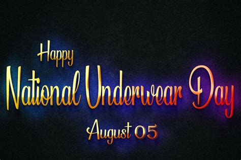 National Underwear Day In United States In Dayspedia