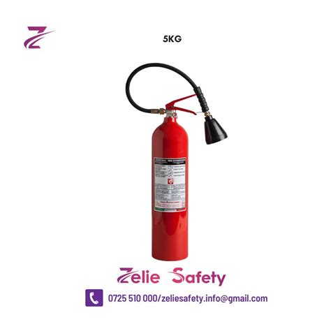 5kg Co2 Fire Extinguisher Zelie Limited