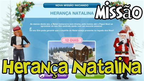 Miss O De Natal Heran A Natalina Completa The Sims Freeplay Youtube