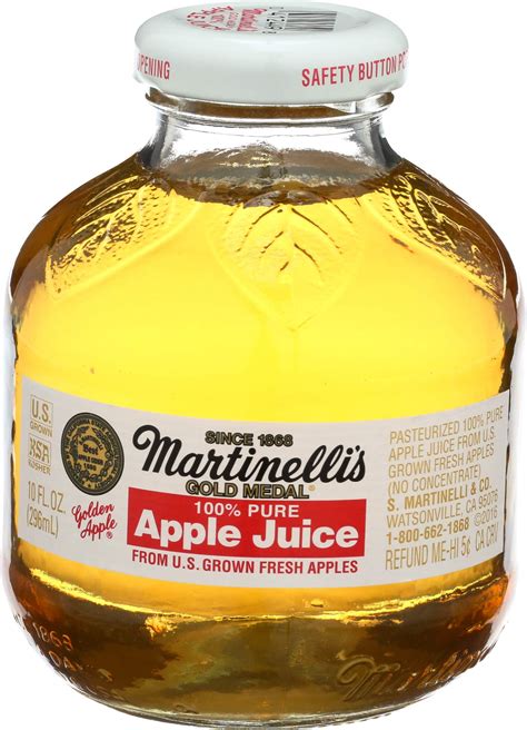 Martinelli S Apple Juice 10 Fl Oz Pack Of 12 Fruit Juices Grocery And Gourmet Food