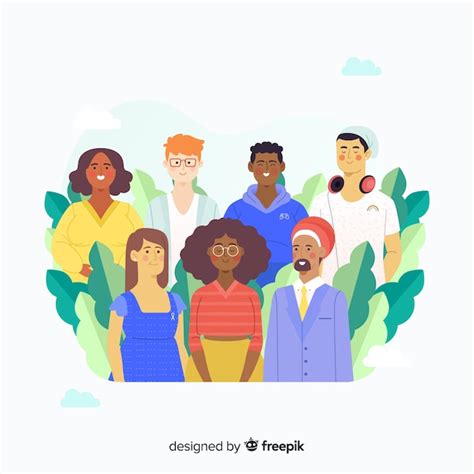 Diversidad Cultural Vector Gratis