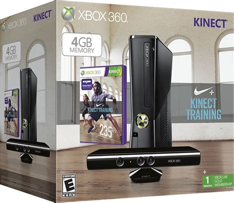 Best Buy Microsoft Xbox 360 4GB Nike Kinect Training Bundle R6G 00002