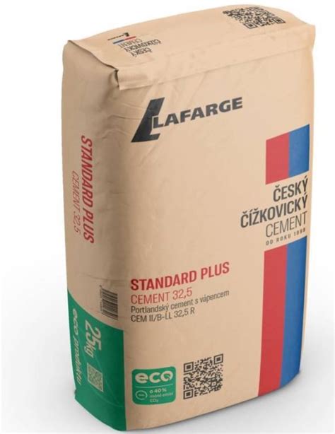 Cement CEM II B LL 32 5 R Standard Plus PF Lafarge 25 Kg Pal 56 Ks