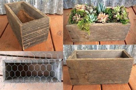 An Easy DIY Wooden Planter Box - Audrey's Little Farm