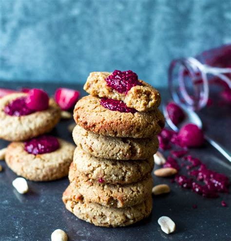 Easy peanut butter and jam cookies