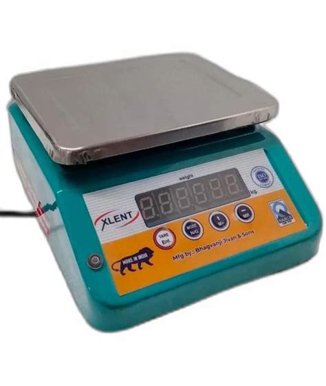 Digital Xlent Tabletop Scale For Weighing Capacity Kg Kg Kg At