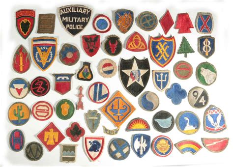 84 A Collection Of 102 Wwii Era Us Army Patches