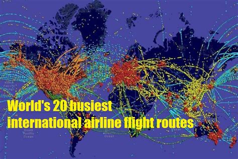 The World S Busiest International Airline Flight Routes Jetline Marvel