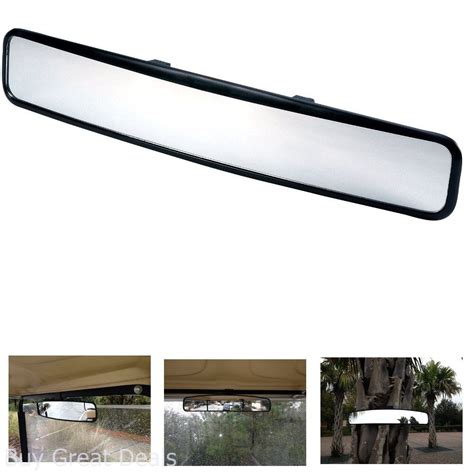 17 75in Extra Wide Panoramic Rear View Mirror For Golf Carts As Club Car Ebay