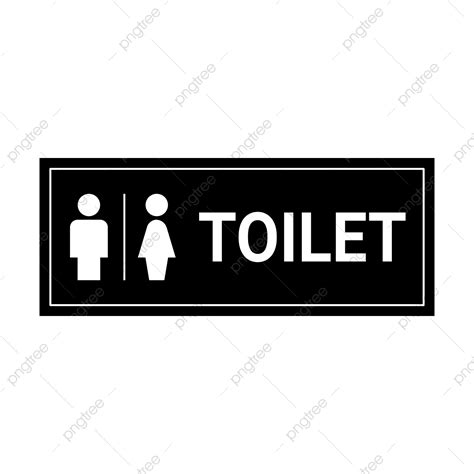 Wc Signo Png Dibujos Baño Signo De Baño Público Vector De Señal De