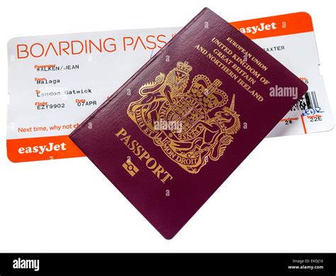 Passport Easyjet Boarding Pass Flight Immagini E Fotografie Stock Ad