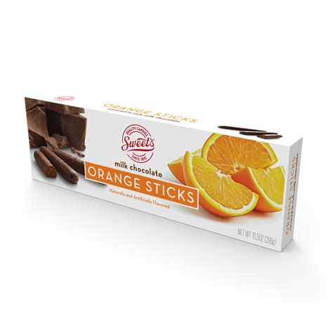 Buy Sweet's Milk Chocolate Orange Sticks - Sweet Candy Company