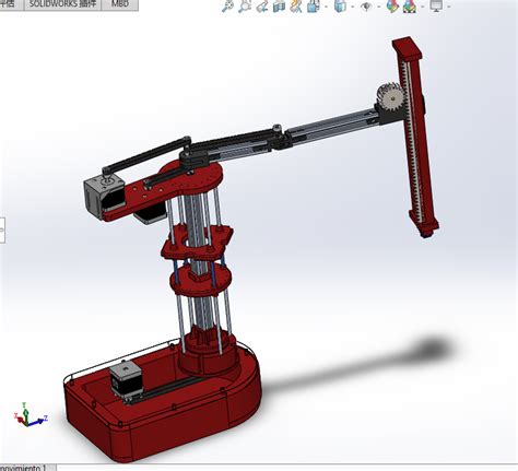 【机器人】scara 4 Gdl机械臂3d数模图纸 Solidworks设计机器人 仿真秀干货文章