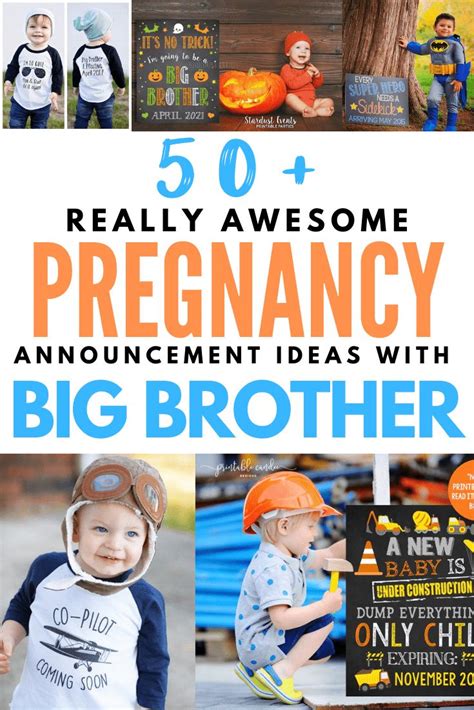 50 Creative And Adorable Big Brother Pregnancy Announcements Big