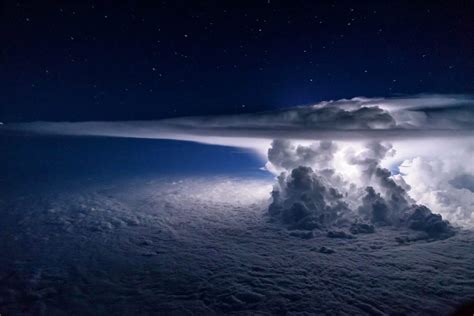 Supercell Thunderstorm From Space